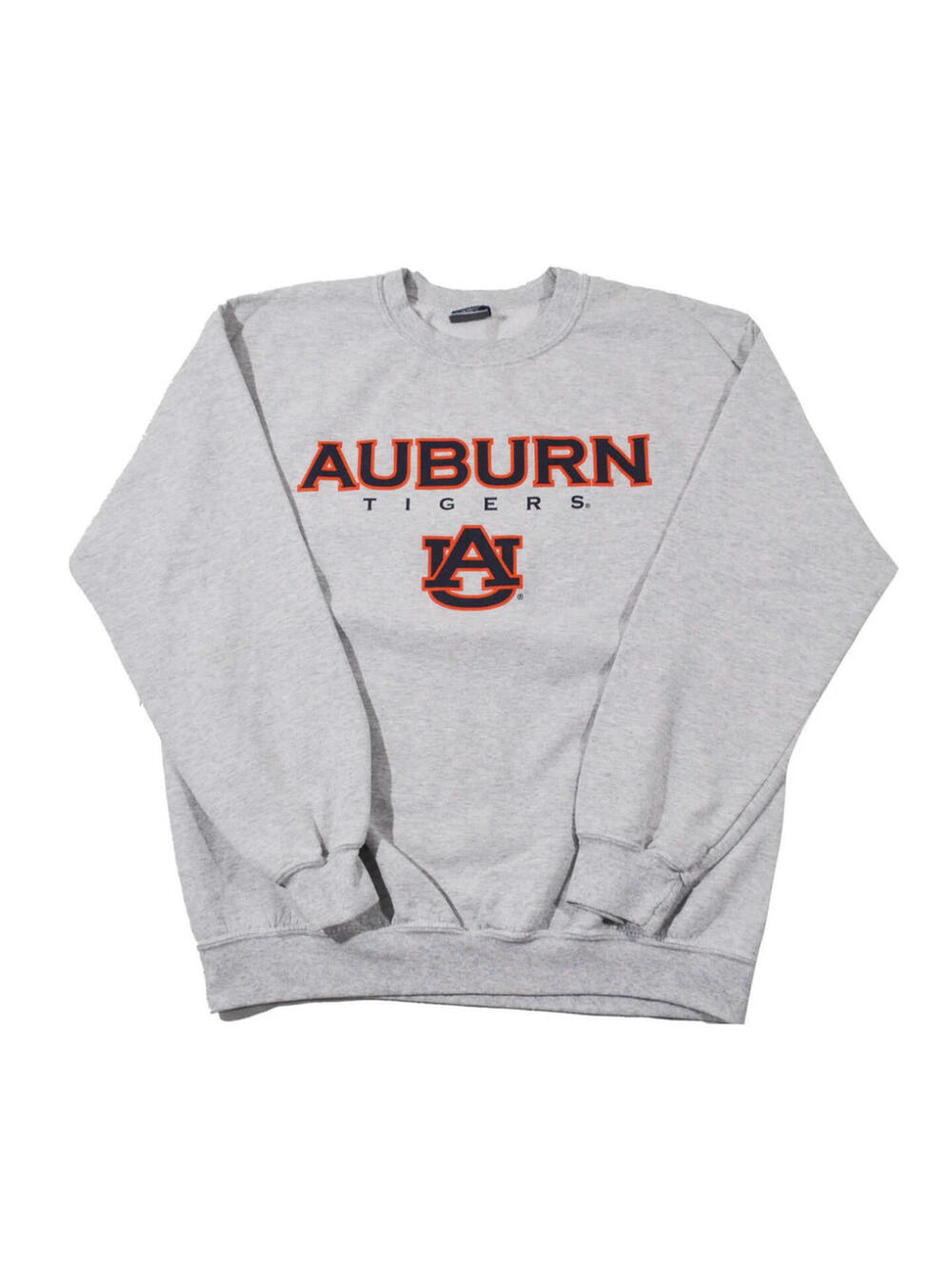 Vintage Auburn Tigers 90s Gray NCAA Football Sweatshirt Size Medium